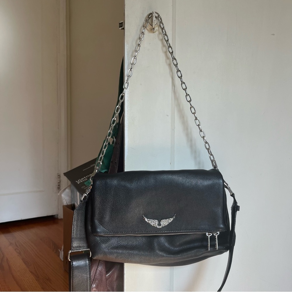 Zadig and Voltaire black rock bag
